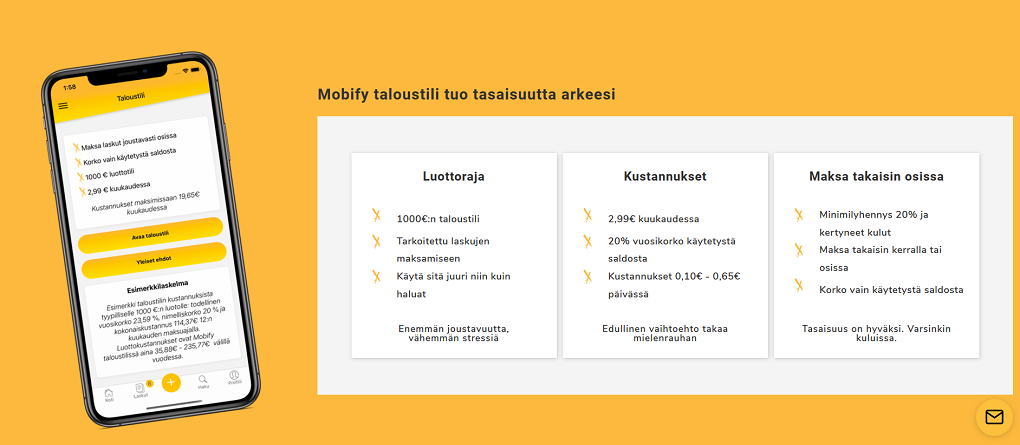 Mobify taloustili